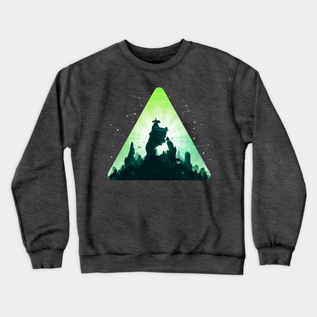 Triangle Crewneck Sweatshirt by Prok_Art